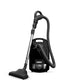 A black Kirby Signature Series C530 canister vacuum cleaner with a Turbo Nozzle, shown on a plain white background.