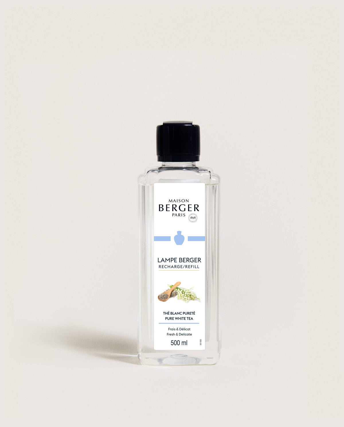 Maison Berger Pure White Tea Fragrance Lamp Refill - 500 ml Main image