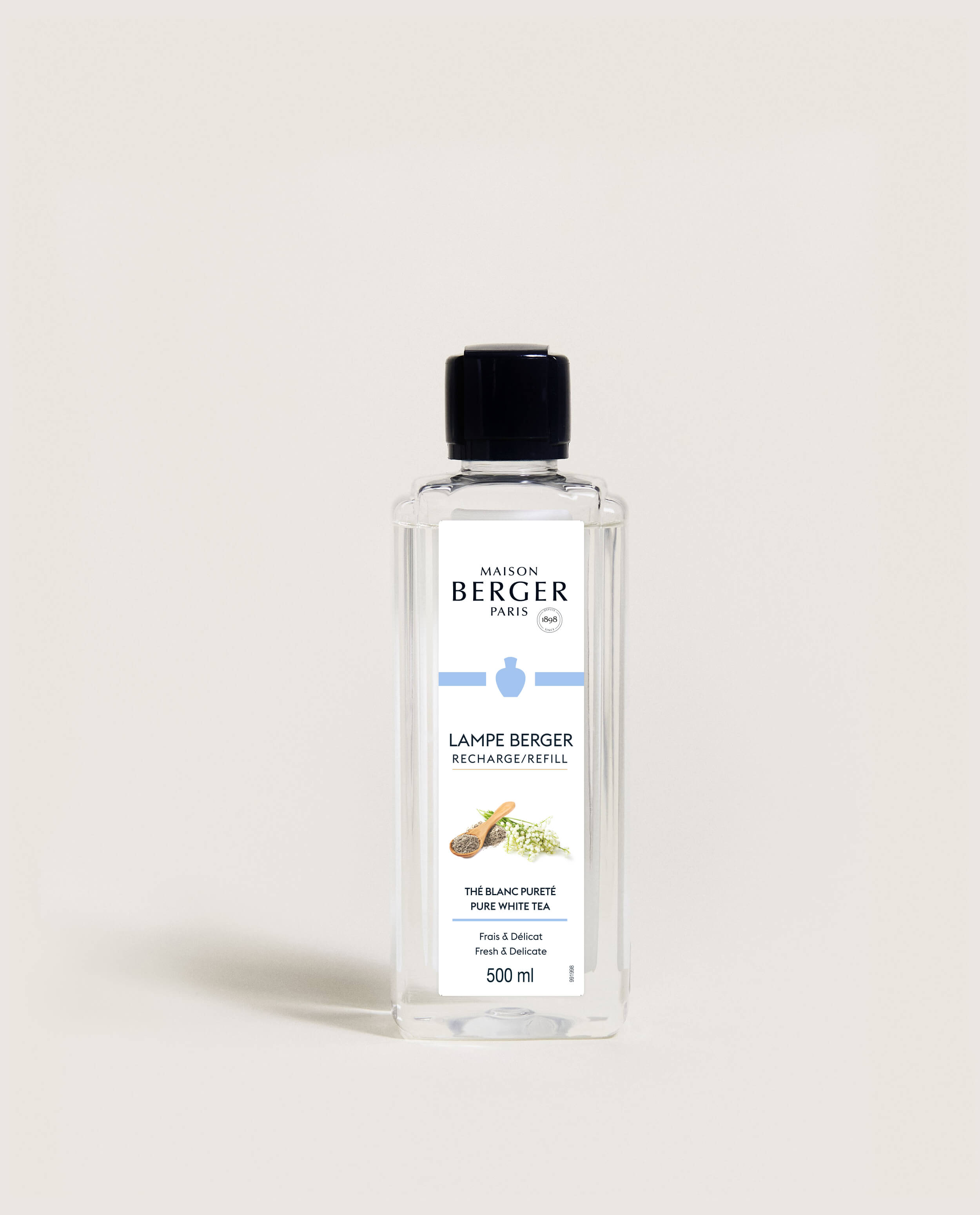 Maison Berger Pure White Tea Fragrance Lamp Refill - 500 ml