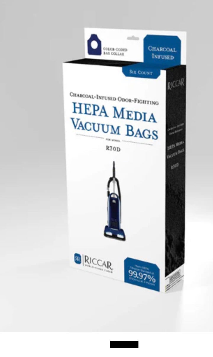 Riccar Brilliance HEPA Media Bags RNH-6 30 D 6 pack of bags Main image