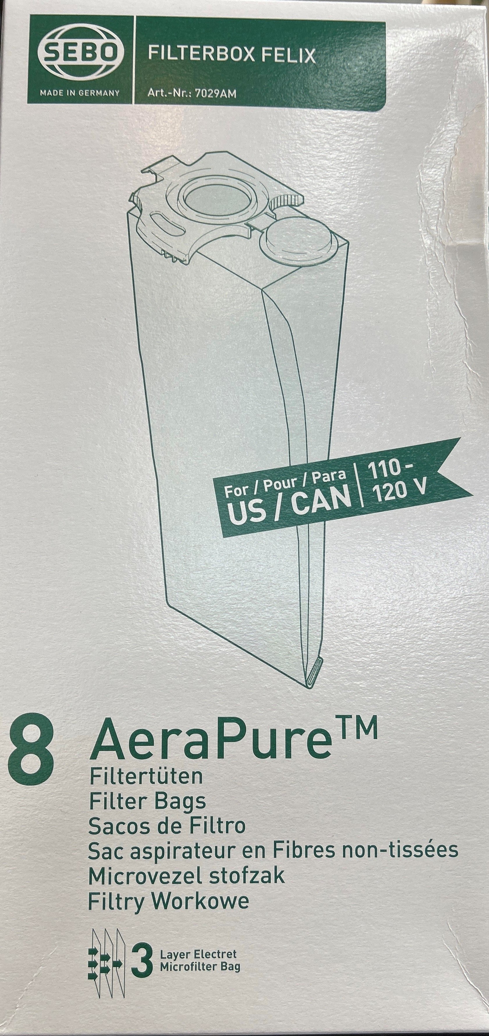 SEBO 7029AM Vacuum Bag