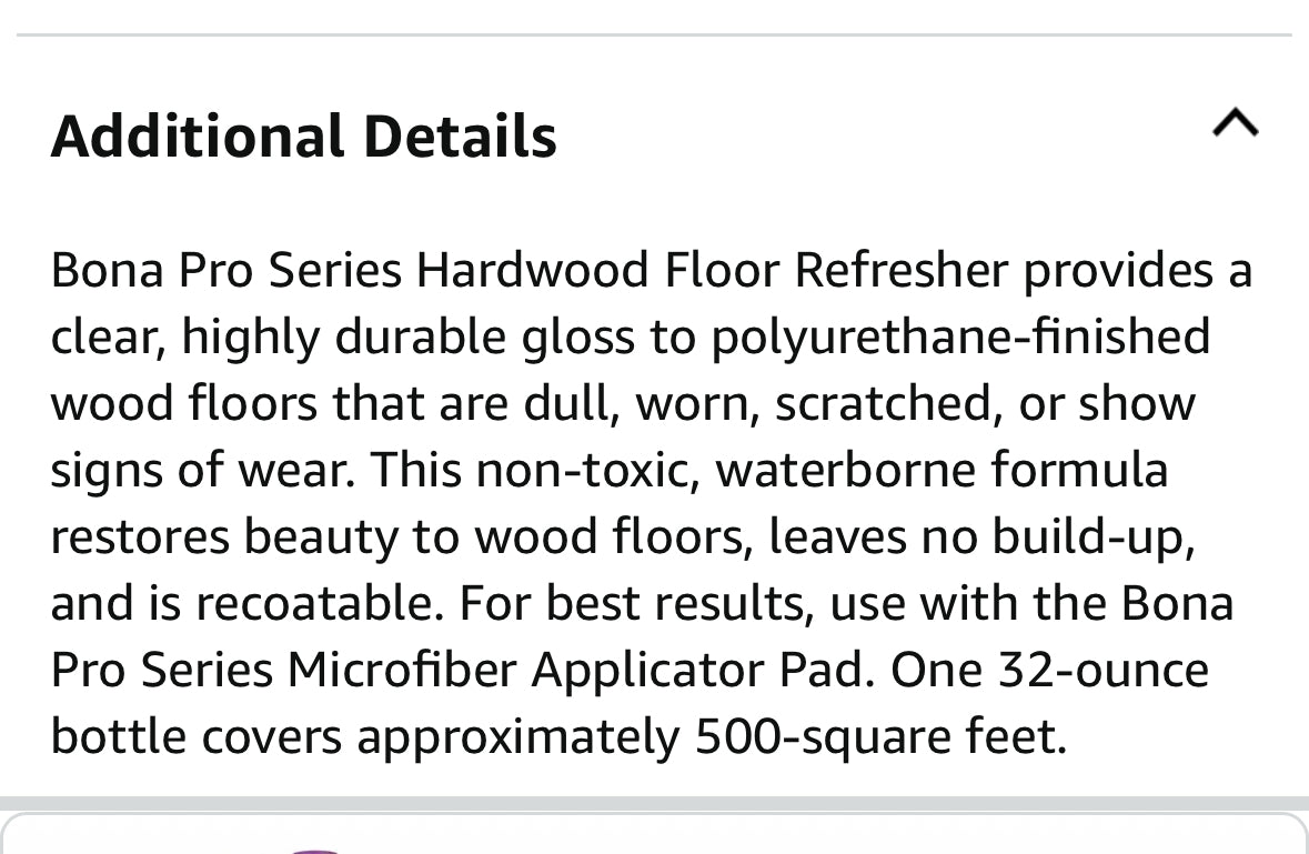 Bona® Hardwood refresher Secondary image