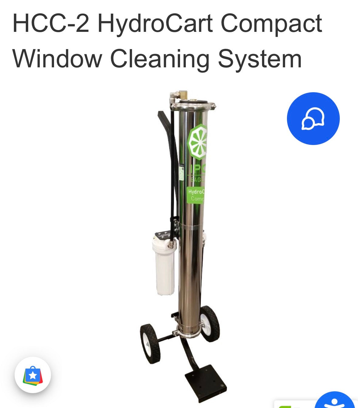 IPC Eagle HCC-2 hydrocart system - over stock sale - last one at this price ! Main image