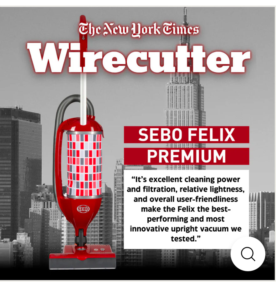 Red Felix - Sebo Vacuums upright