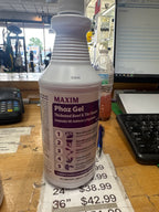 Maxim Phoz gel  1qt thickened bowl & tile Cleaner