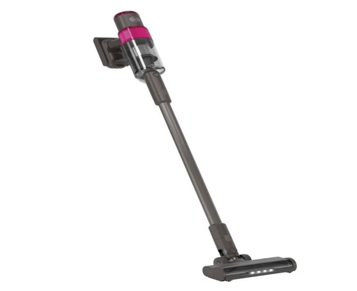 Cordless vacuum cleaner on a white background