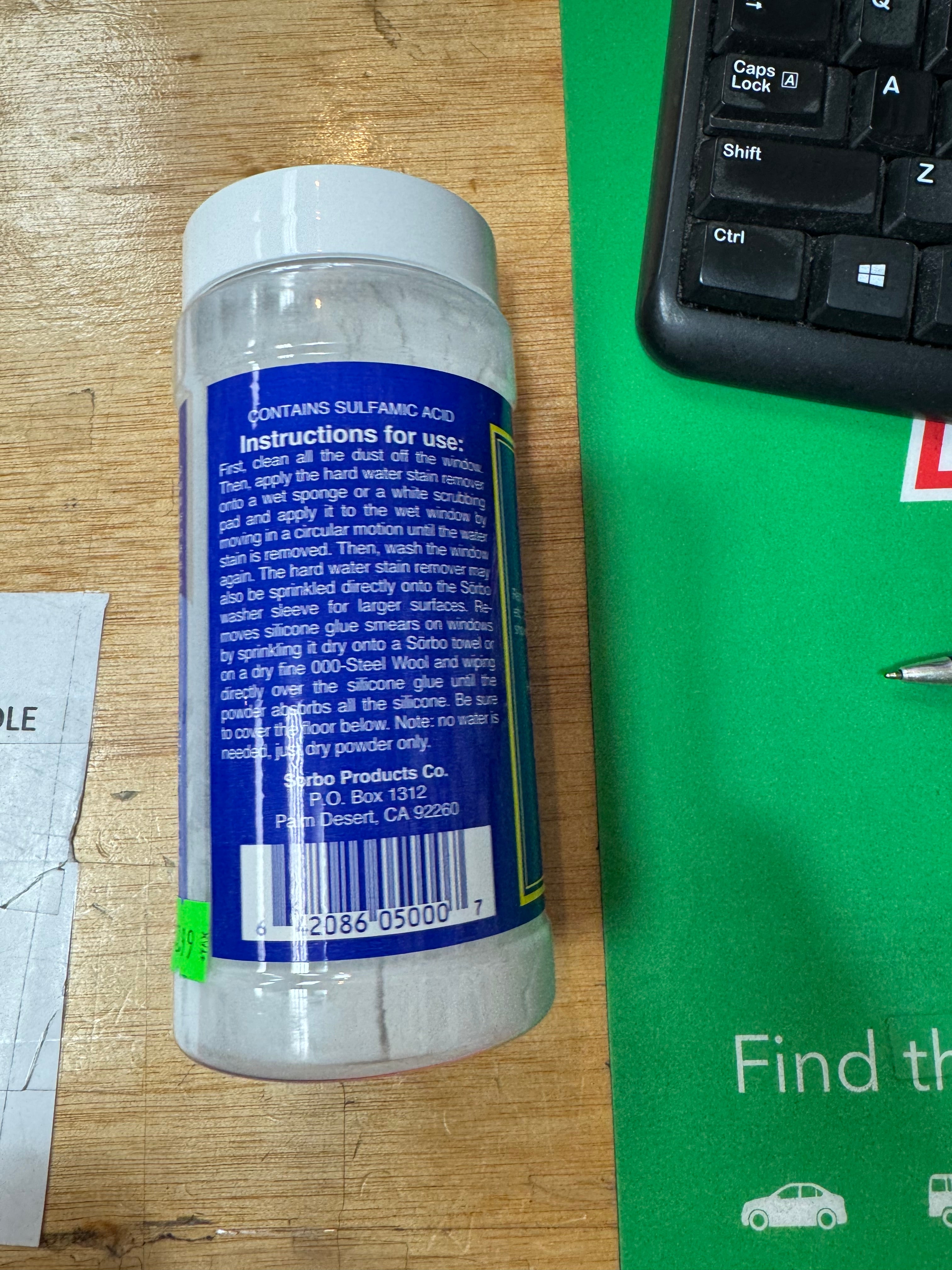 Sorbo Hard Water Residue Remover Secondary image
