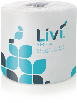 Livi 21545 Toilet Paper - 80 ct rolls per case Main image