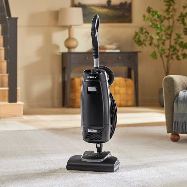 Kirby Signature Series V530 upright vacuum in use, photo 2
