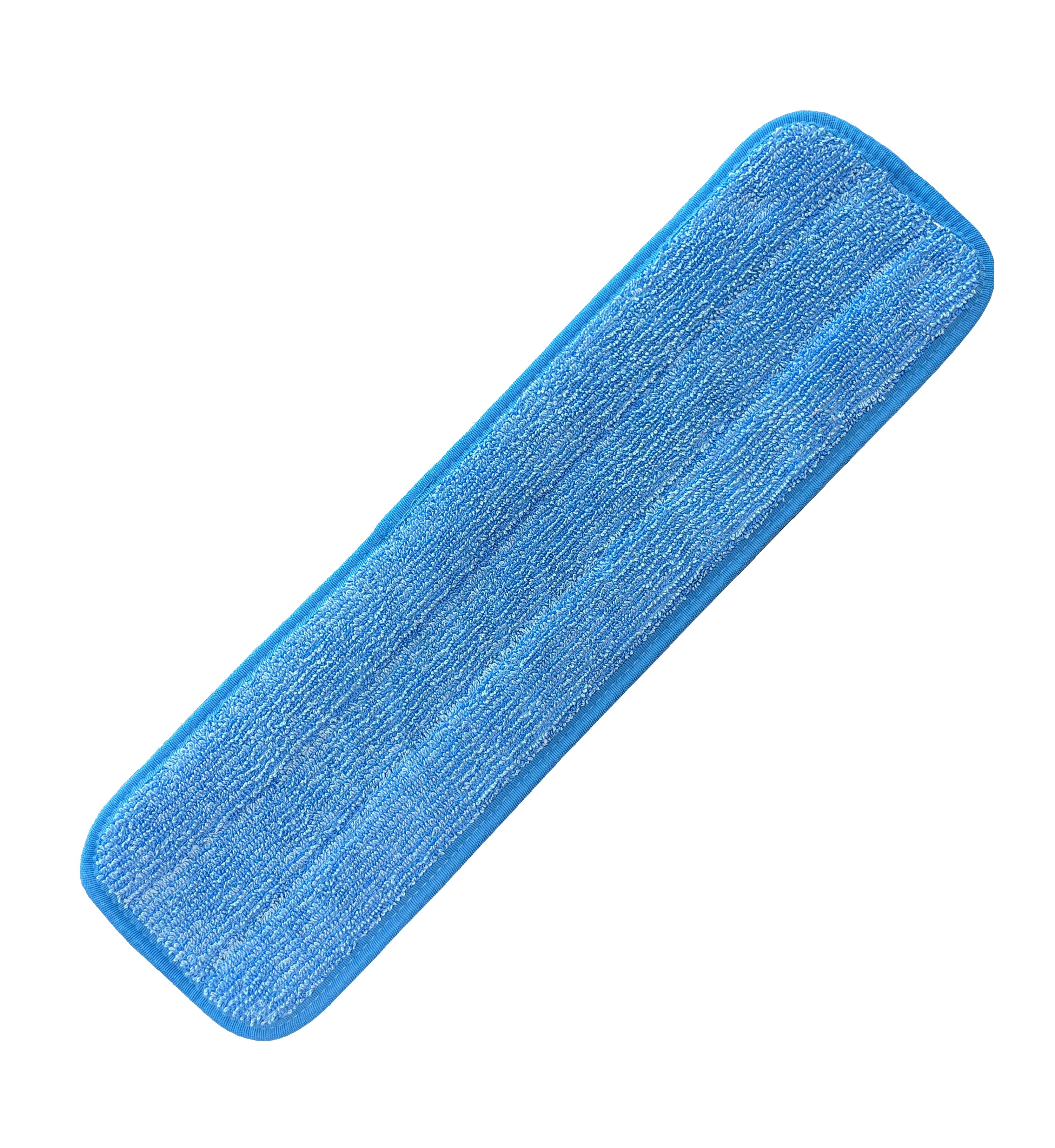 Light Duty (Thin Blue) microfiber flat mop replacement pad Main image