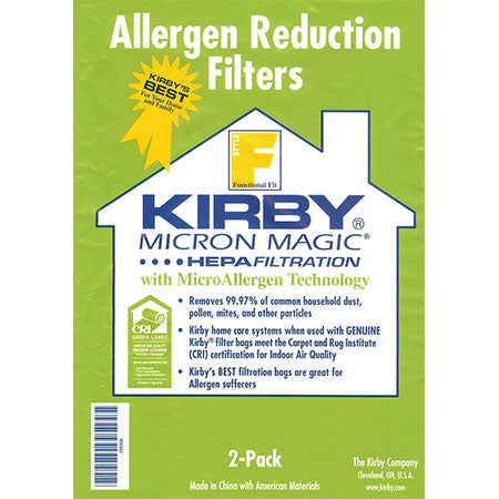 Kirby Allergy Reduction F Style HEPA Bags Main image