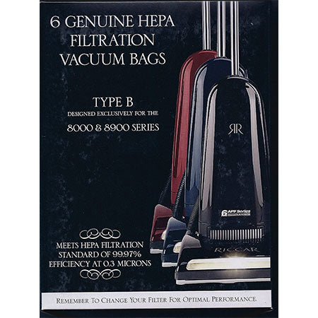 RBH-6 Riccar HEPA Type B Bags Main image