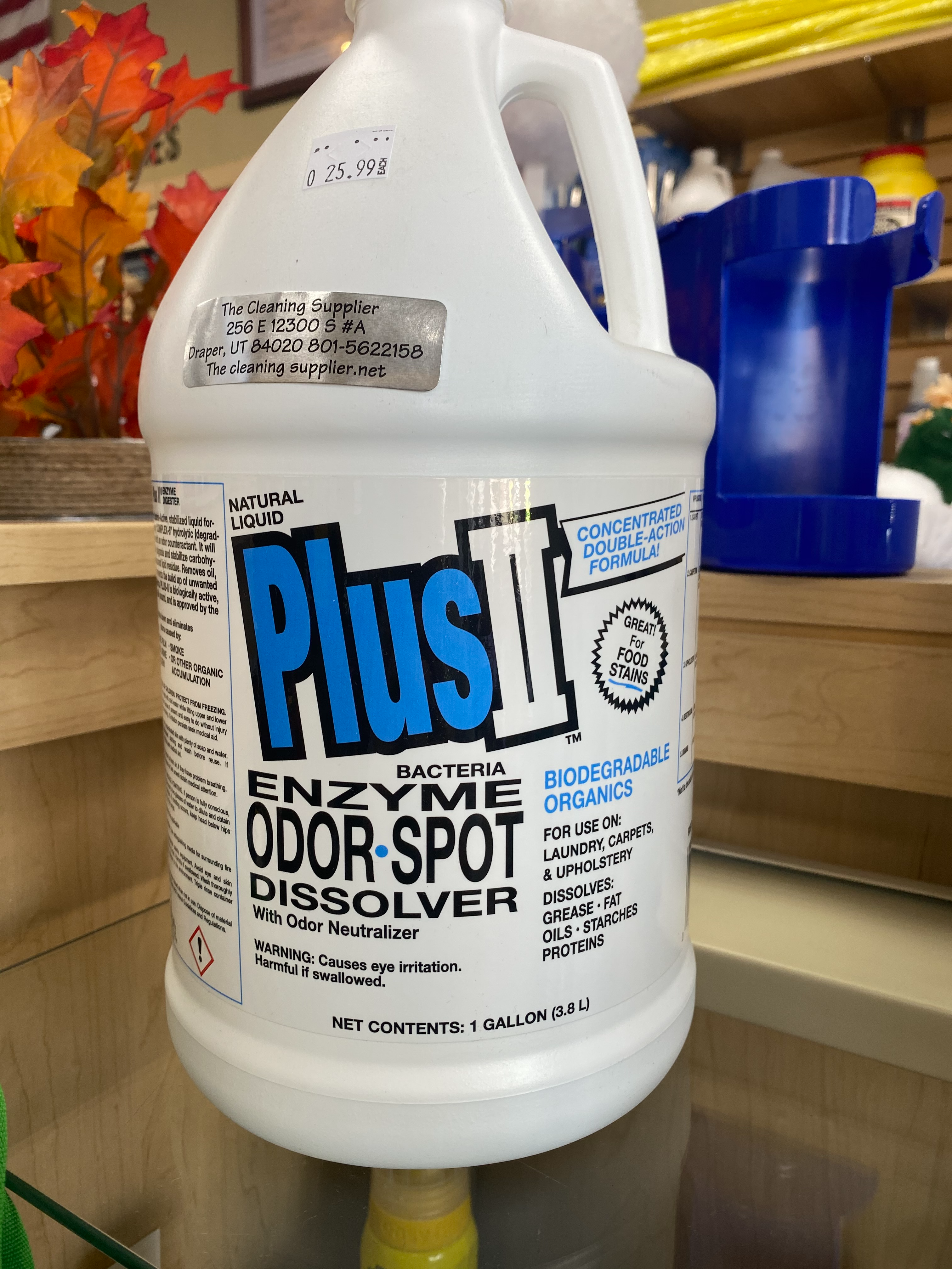 Plus II Enzyme Oder-Spot Dissolver (160 oz.) Main image